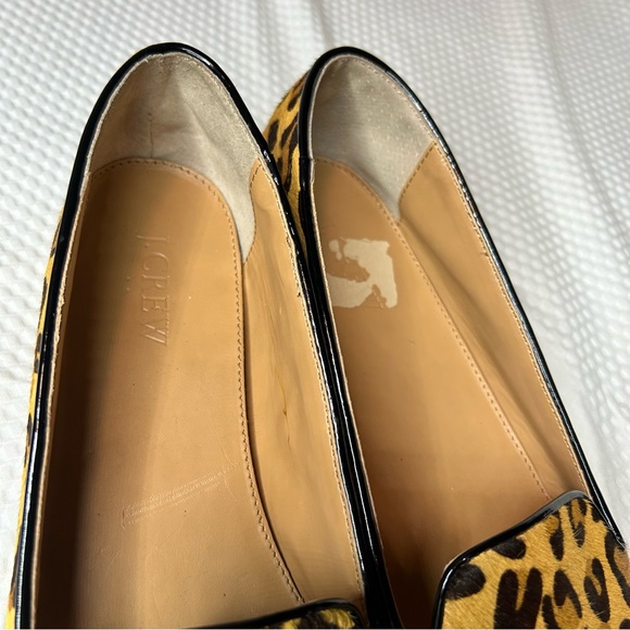 J.Crew "Cora" Women's Calf Hair Leopard Print Loafers Flats Size 9 Style E1341 - Picture 11 of 11